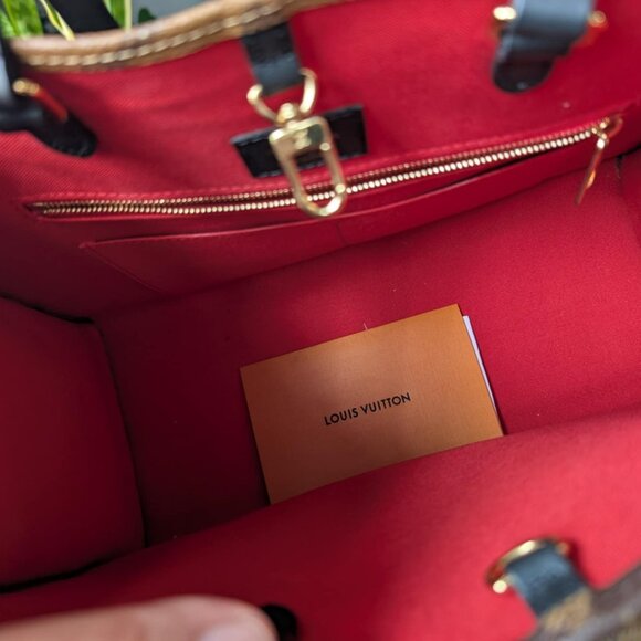 Preloved Brown/Cream OnTheGo MM Louis Vuitton - Picture 6 of 6
